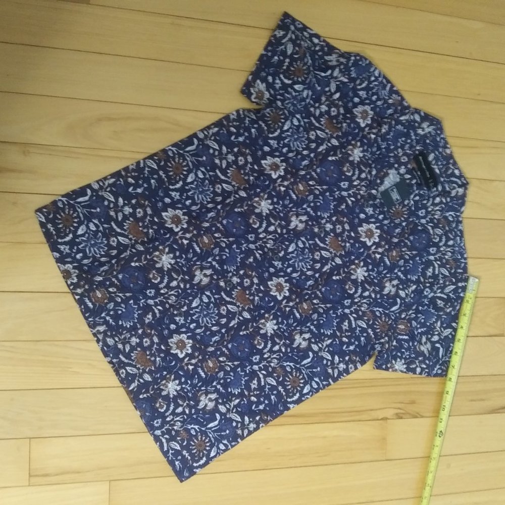 Abercrombie & Fitch Button Up Linen Blend Shirt S - image 8